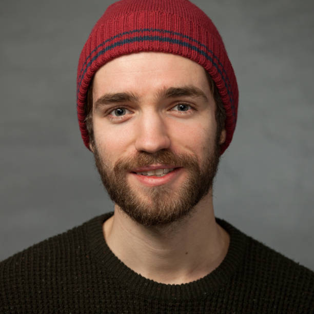 istock Studio portrait of a 25 year old bearded man 1308162277