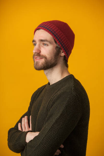 istock Studio portrait of a 25 year old bearded man 1308162290