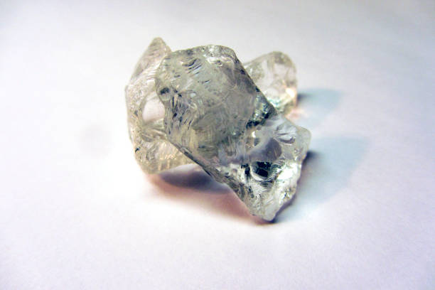 istock Mountain crystal isolated on a black background. Rock crystal. 1308163047