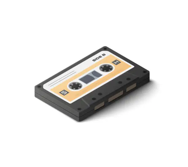 Vector illustration of Compact Cassette