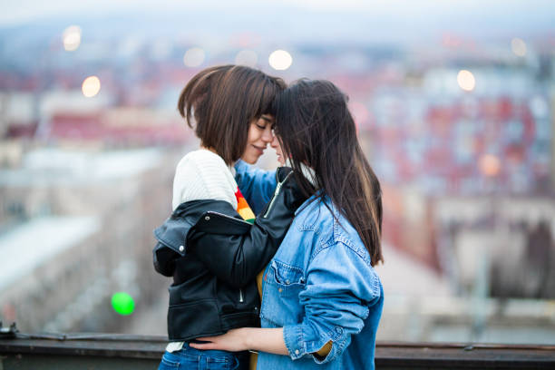 istock Two lgbt girls kissing 1308170830