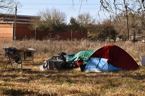 Homelessness in Houston, Texas USA