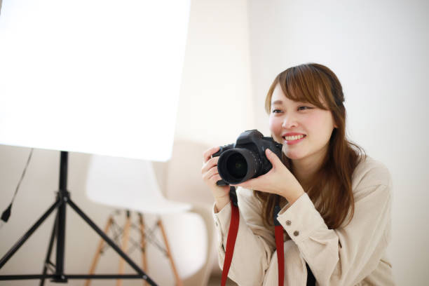 istock Smile female photographer 1308178007
