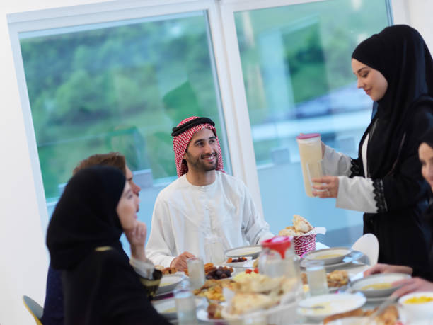 istock Muslim family having iftar together during Ramadan 1308180119
