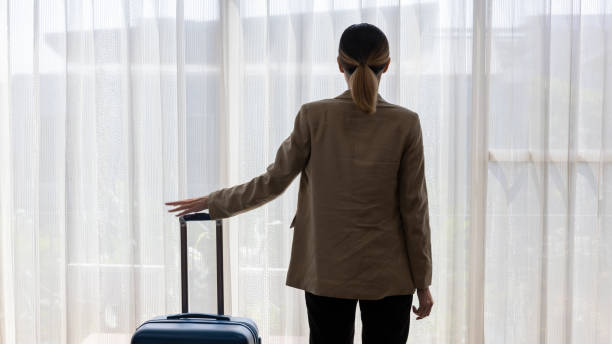 istock Asian girl during business vacation 1308191246