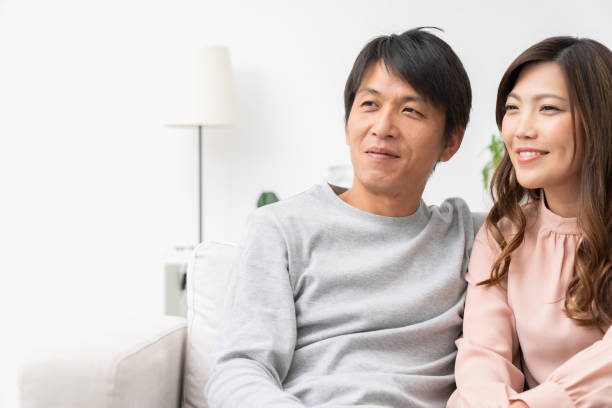 istock couple at modern home 1308194148