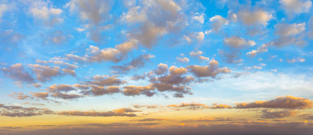 istock Sunset, sunrise sky and beautiful cloud. Cloudscape concept. 1308197311