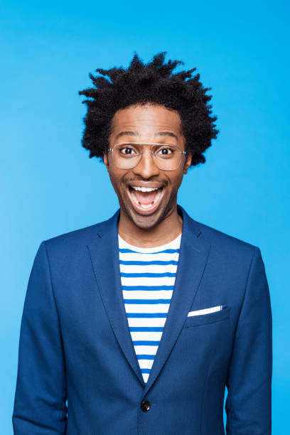 istock Portrait of excited man 1308199137