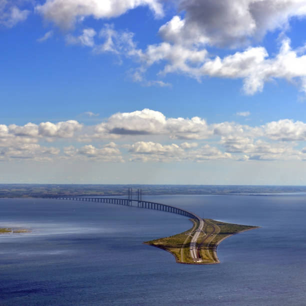 Øresund Bridge stock photo