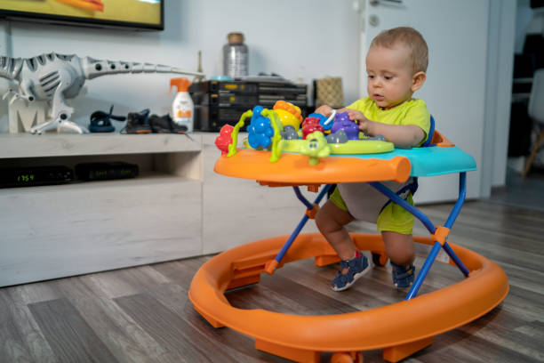 Baby in baby walker