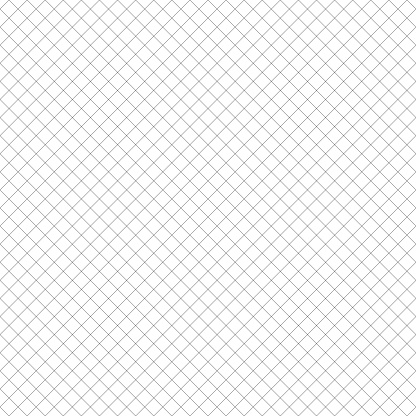 Square grid seamless pattern. Hexagonal geometric background. Diagonal cross lines.