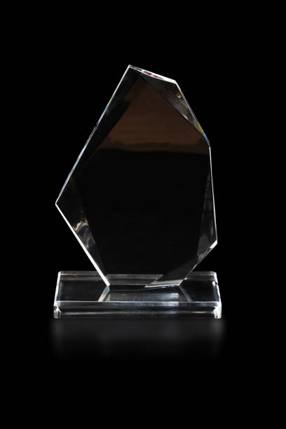 istock crystal blank award isolated on black background 1308210987