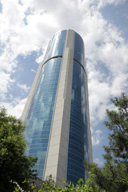 istock City architecture glazed skyscraper blue sky 1308225404
