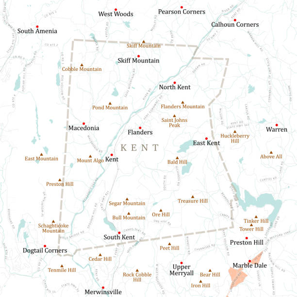 Condado De Litchfield Connecticut Vectores Libres de Derechos iStock