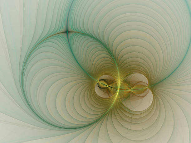 istock Abstract fractal background with chaotic energy flow. 1308229698