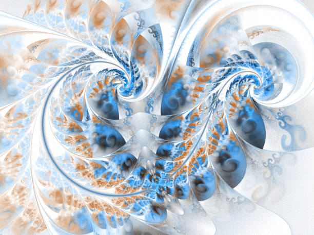 istock Flowers and spirals. Mysterious psychedelic relaxation pattern. 1308229889