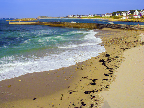 Beach sea Quiberon Brittany France Cotes Sauvage - Savage Coast