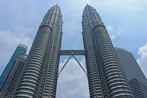 Kuala Lumpur, Malaysia - Mart 11, 2019: Petronas Twin Towers