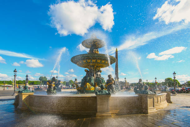 istock Fountains of the Concorde 1308233728