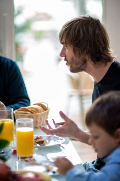 istock Turkish family having breakfast on the weekend 1308237090