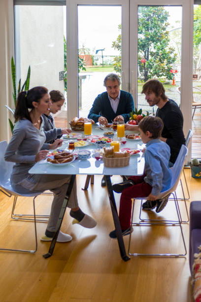 istock Turkish family having breakfast on the weekend 1308237092