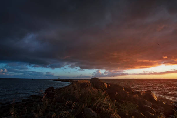 istock sunset and clouds on the Baltic sea 1308238159