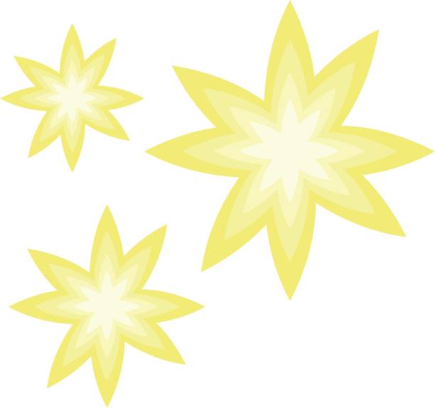 ilustraciones, imágenes clip art, dibujos animados e iconos de stock de ilustración vectorial de estrellas o destellos de emoticono ligero - winning streak flash