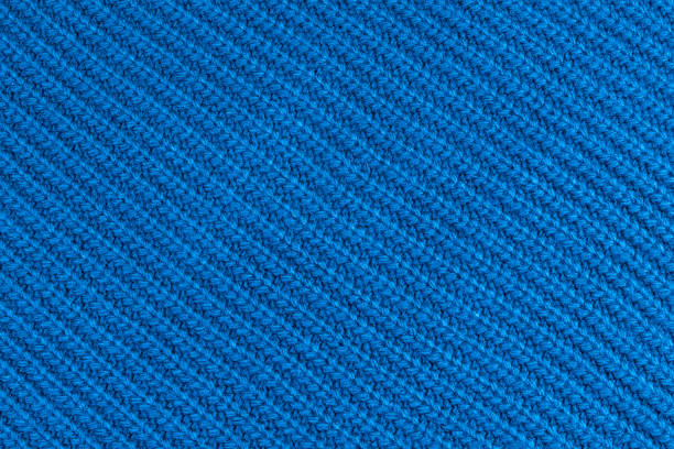 istock Texture of blue wool, close-up, macro 1308241915