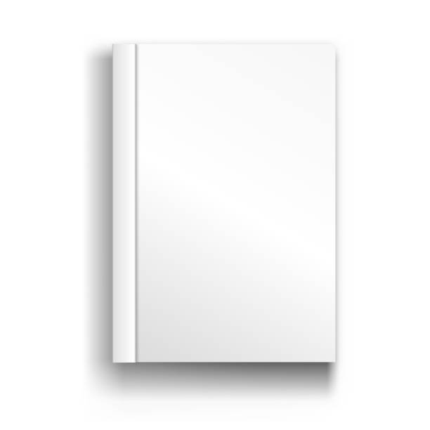 istock Open blank album or magazine with soft shadow. Realistic empty template or mock up isolated on white background. Vector illustration, eps 10 1308243908