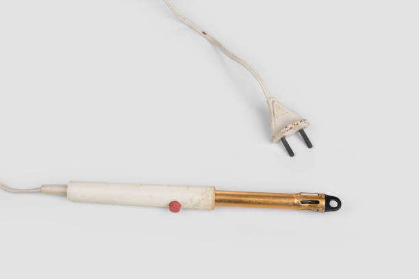 istock Retro electric gas stove lighter from 1970s. 1308244128