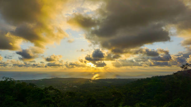 istock Spectacular sunset over the pacific ocean. 1308259075