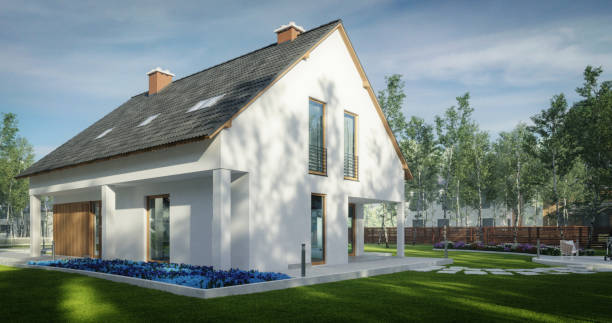 istock Modern Suburbian Family House 1308262395