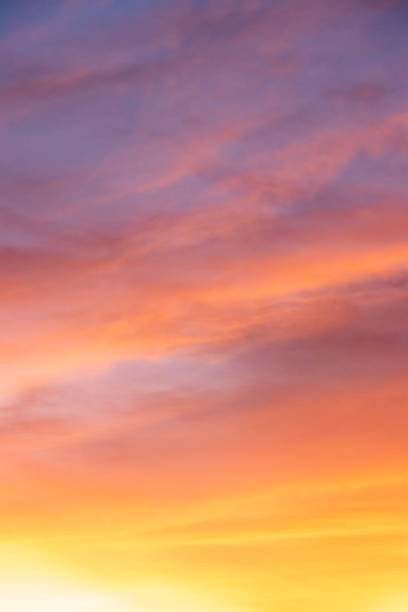istock Beautiful color light sky with cloud background from sunset 1308263549