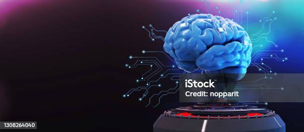 Neurotechnology Stock Photo - Download Image Now - Robot, Applying, Creativity