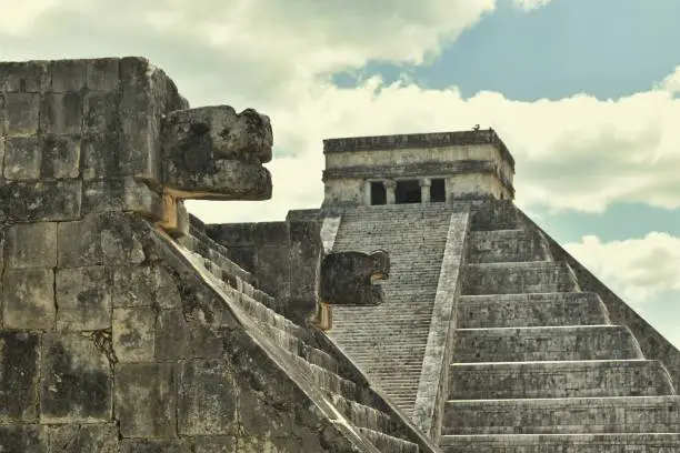 One of the 7 wonders of the modern world. What they say is a pyramid really is a temple, in which only the leaders of the Mayan civilization had access.