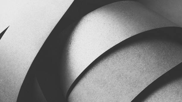 istock Geometric shapes made paper. Abstrac background 1308281707