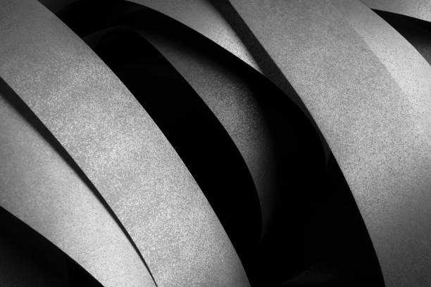 istock Geometric shapes made paper. Abstrac background 1308282789