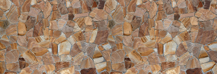 panoramic stone wall surface backgrond