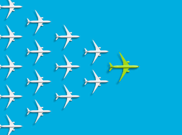 A swarm of Passenger planes
