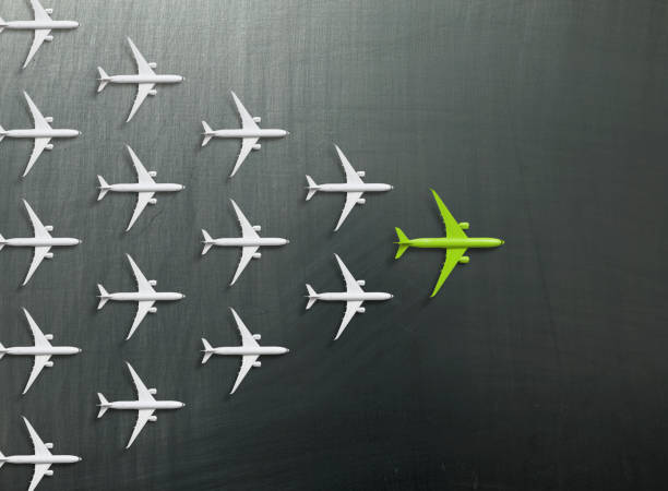 istock A swarm of Passenger planes 1308287597