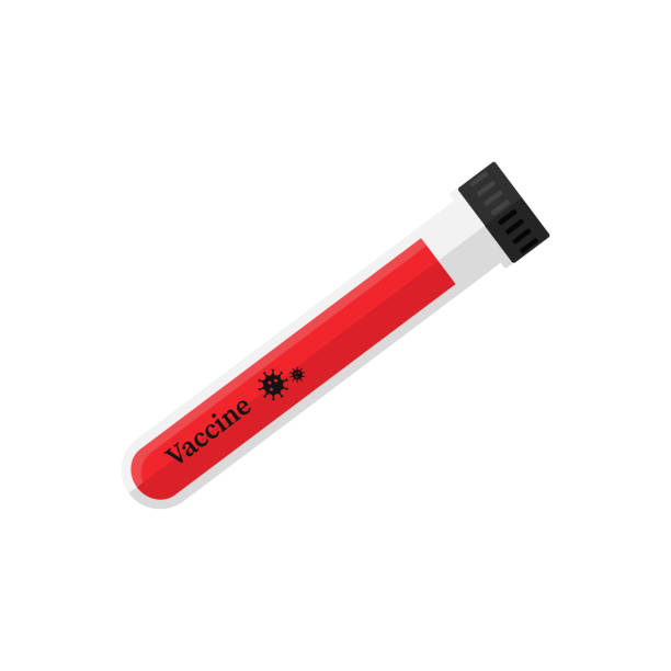 istock Types of tests for coronavirus. vector illustration test tube with blood and cotton swab with saliva. laboratory research covid-19.Vector illustration isolated on white background. 1308287655