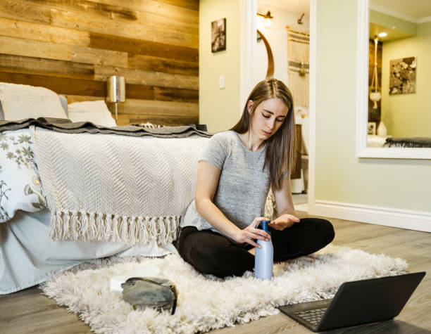 istock Young woman personal care 1308290047