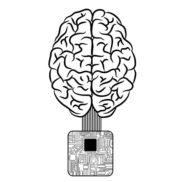 illustrations, cliparts, dessins animés et icônes de intégration de puces cérébrales - computer bug computer chip technology insect