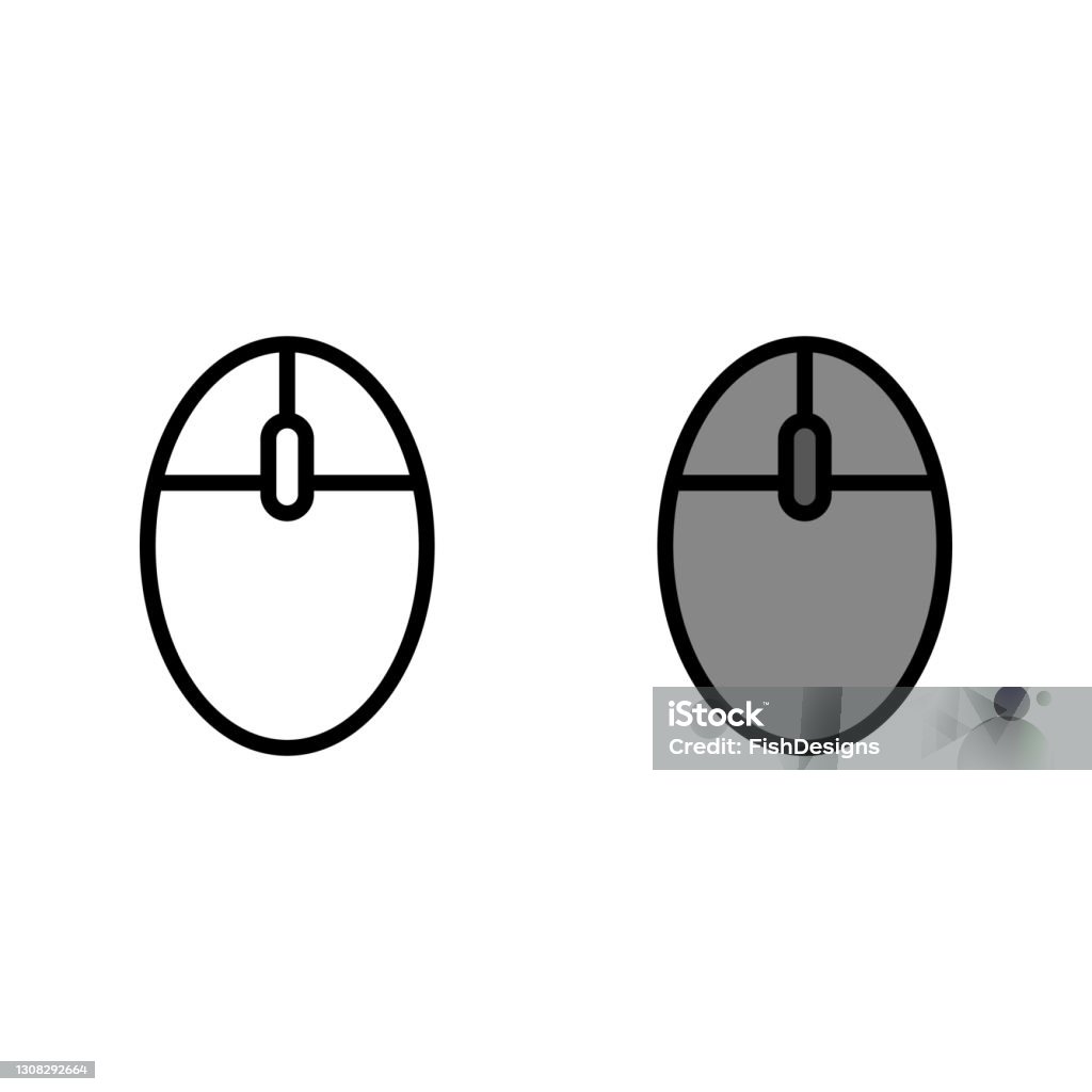 Basic Mouse Vector Image Mouse 15 Stock Illustration - Download Image Now - Computer, Computer ...