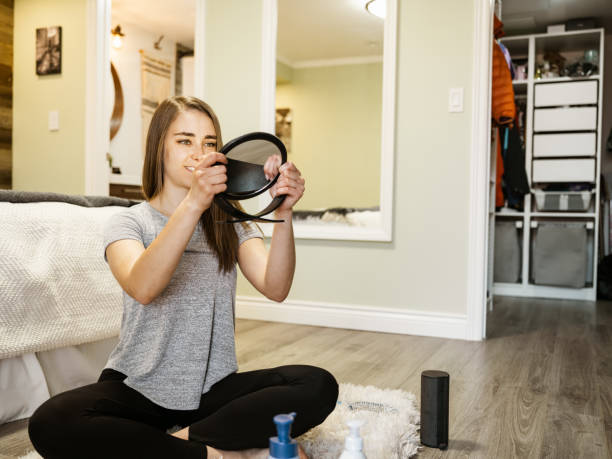 istock Young woman personal care 1308293230