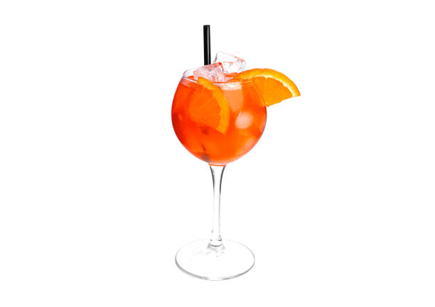istock Orange cocktail isolated on a white background 1308295288
