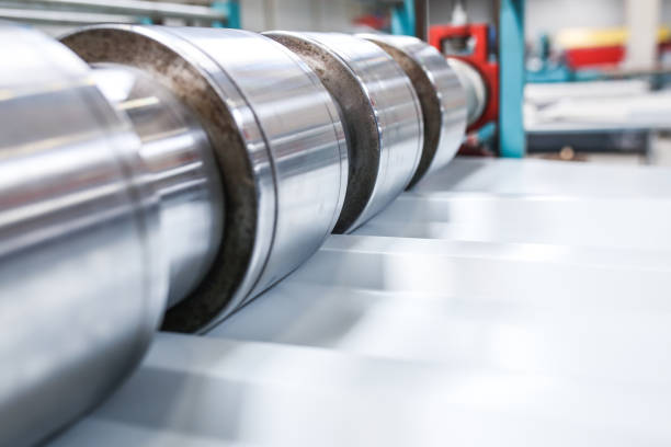 istock Machine Rollers In The Steel Mill Shape The Steel 1308295364
