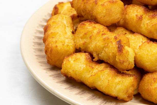 istock Potatoe croquettes served on the plate 1308296065