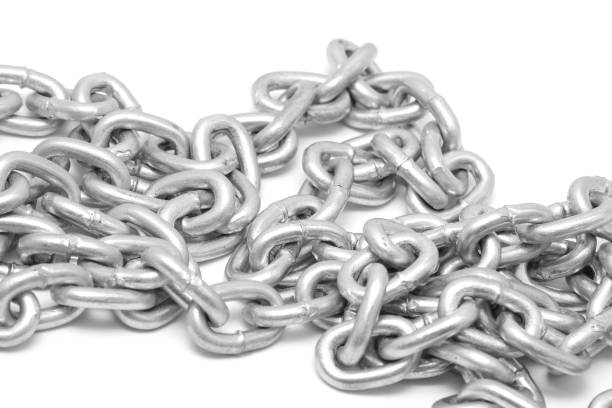 istock iron chain of light metal on a white background 1308297885