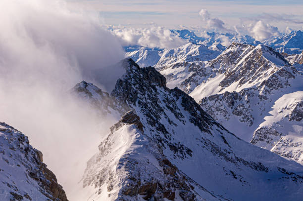 istock Winter, snow and mountains 1308299117